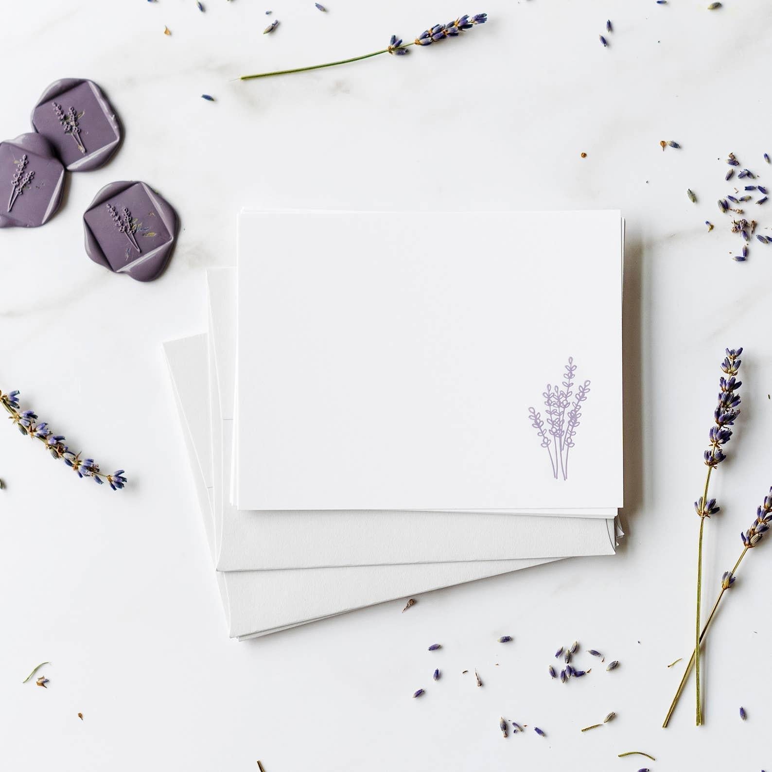 Lavender Stationery Boxed Set